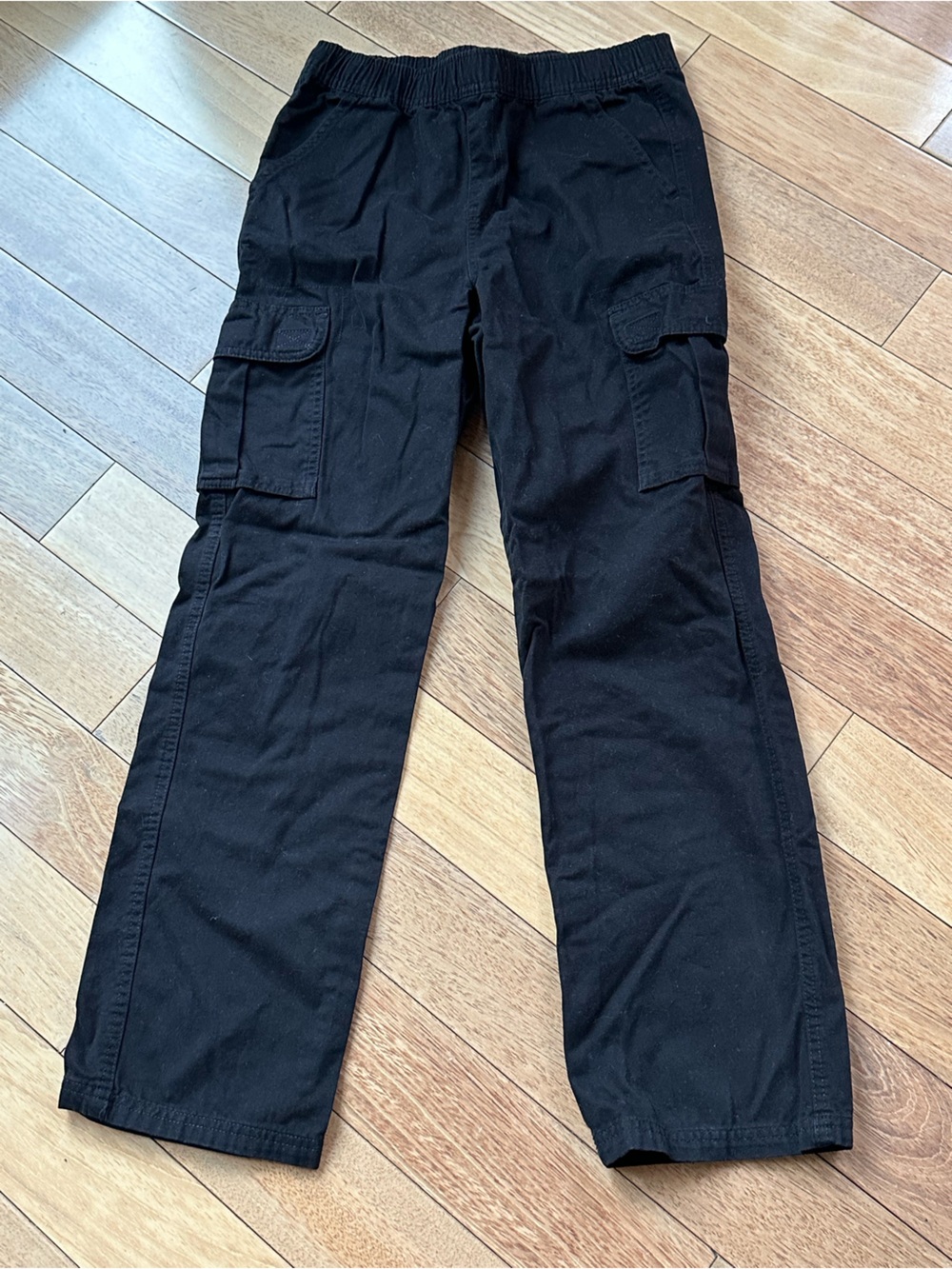 Children’s Place Boys Black pull on Cargo Pants size 14